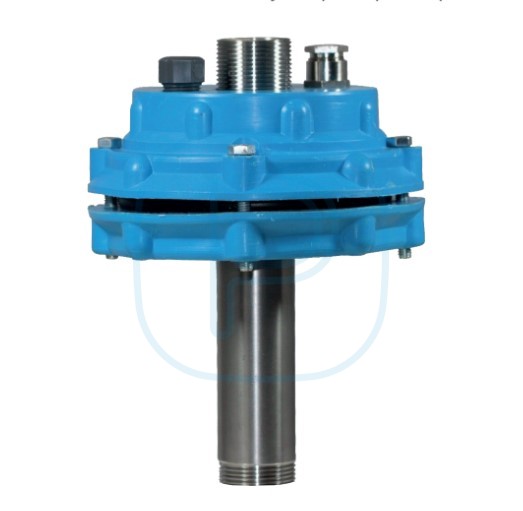 Tête de forage obturante en Polypropylène DN125 avec bobine inox 1''1/4 250mm